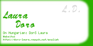 laura doro business card